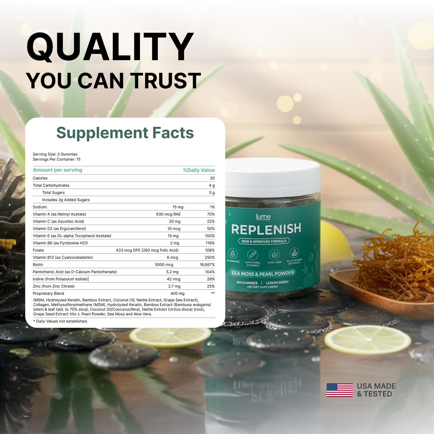 Hair Replenish Gummies